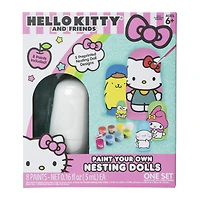 5-piece hello kitty® paint-your-own nesting dolls craft