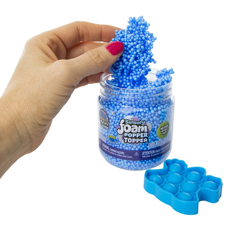 orb sensory foam popper toppers
