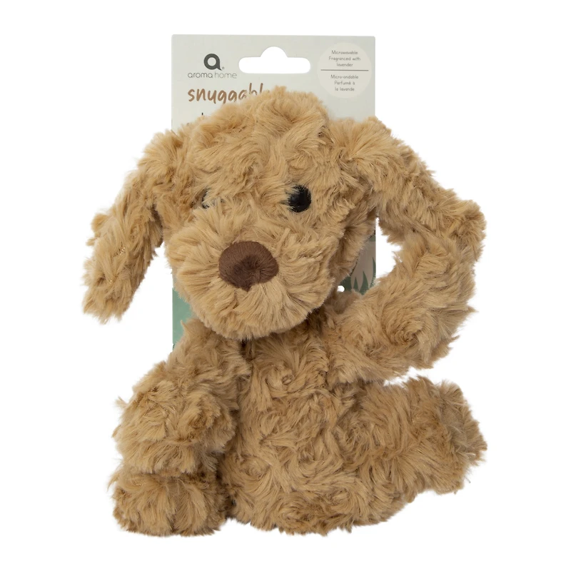 aroma home® snuggable hottie warming plush 12in