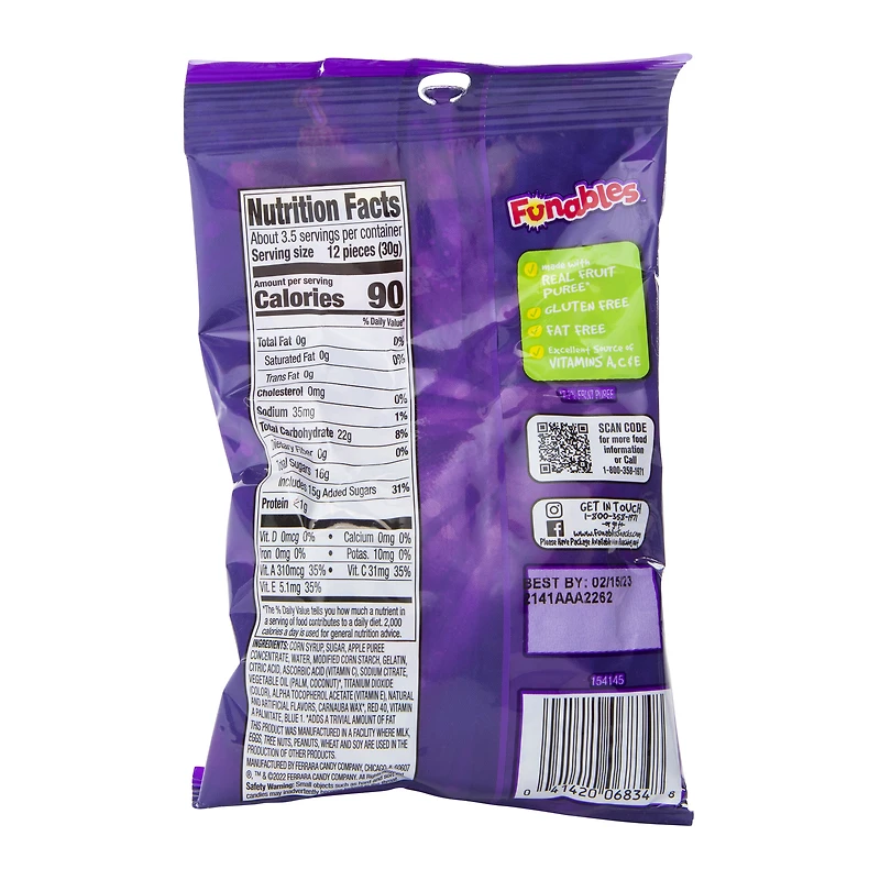 funables™ tic tac toe fruit snack game 3.75oz