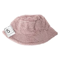 faux fur bucket hat