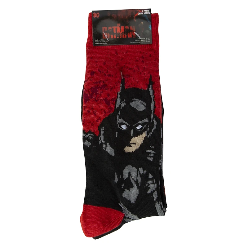 batman™ men's crew socks 2-pack