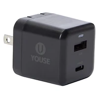 USB & USB-C dual wall charger 3.1 amp