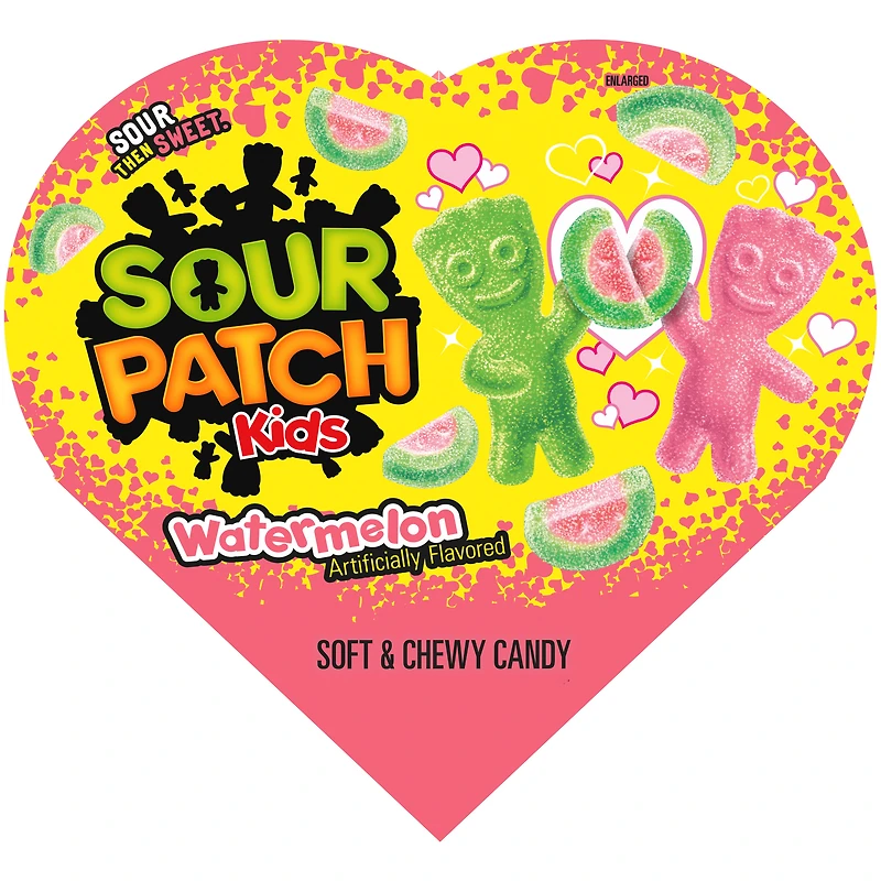 sour patch kids® watermelon heart cnady box