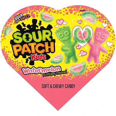 sour patch kids® watermelon heart cnady box