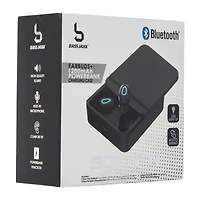 LED bluetooth® earbuds with mic & power bank charger case