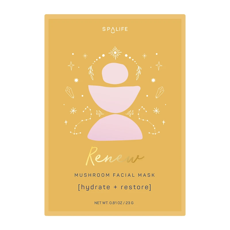 spa life™ mushroom face mask 0.81oz