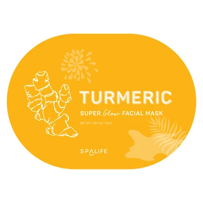 spa life™ turmeric oval face mask 0.81oz