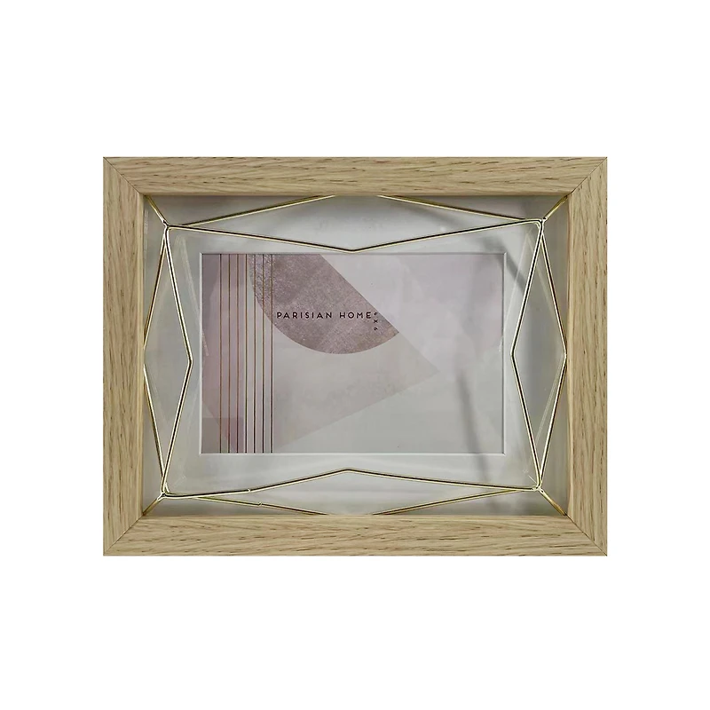 wood & metal framed art 7in x 9in