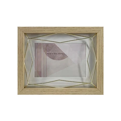 wood & metal framed art 7in x 9in