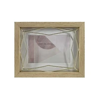 wood & metal framed art 7in x 9in