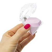 diamond-shaped sponge & case