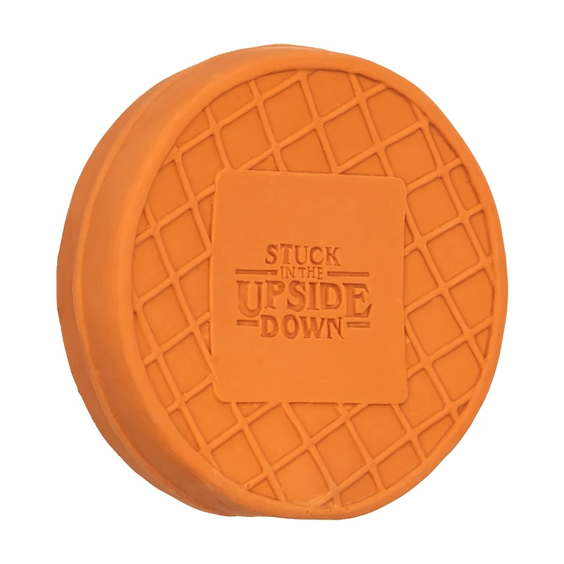 stranger things™ waffle squeaky dog toy
