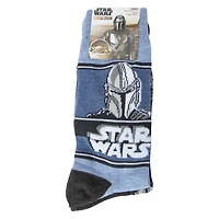 Star Wars Mandalorian mens crew socks 2-pack – Boba Fett