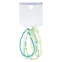 Beaded Bracelets 5-Pack - Green