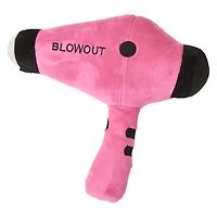 hair dryer plush dog toy 9.5in