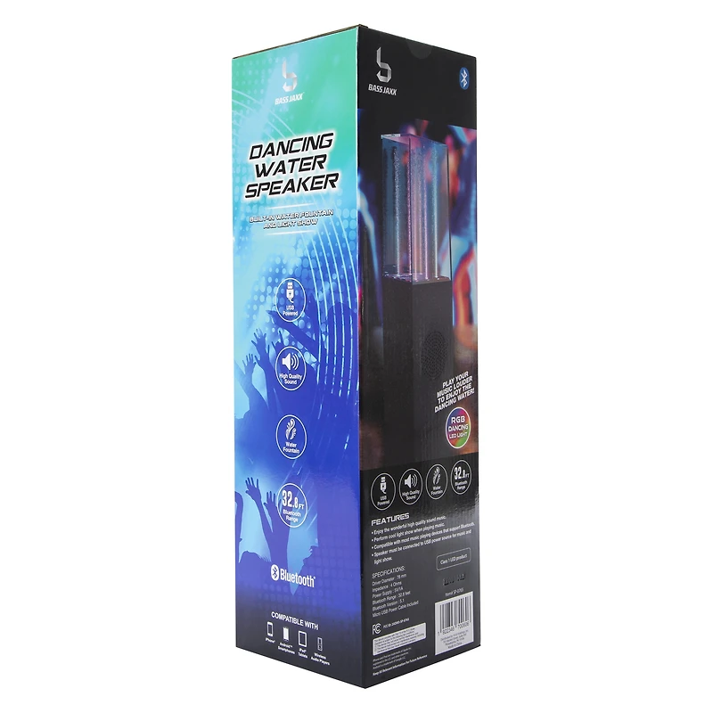 dancing water LED bluetooth® speaker