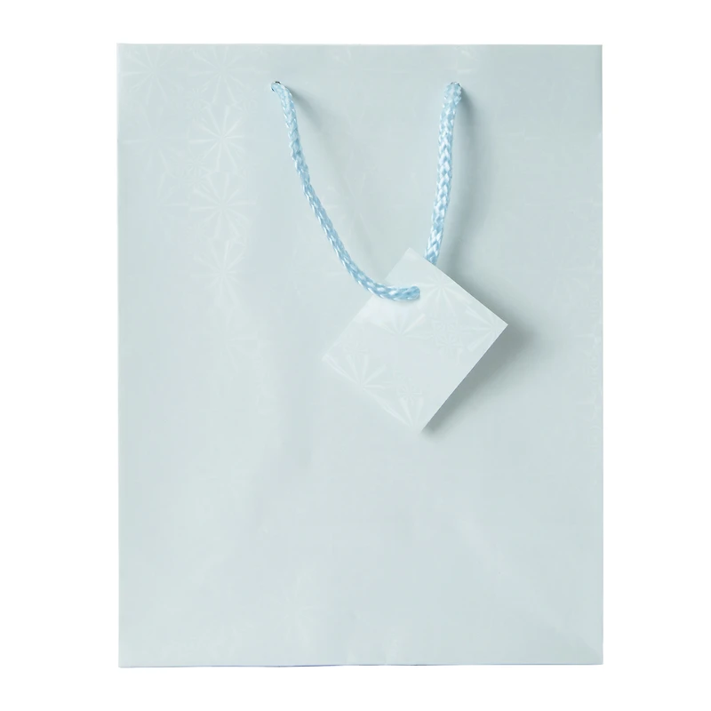 medium holographic party gift bag 9in x 7in