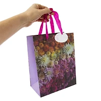 medium floral gift bag 9in x 7in