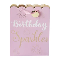 large magical party gift bag with scalloped edges 12.75in x 10.375in