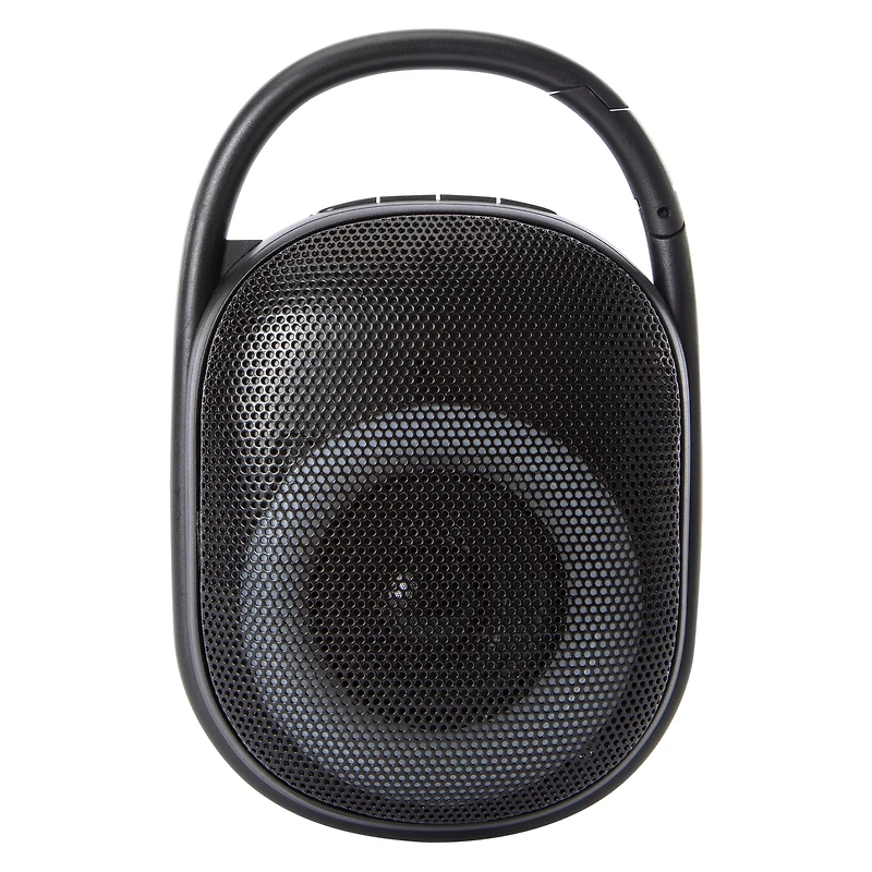 pulse LED portable bluetooth® clip-on speaker