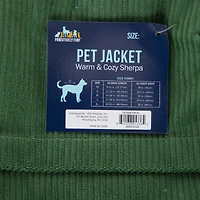 pink corduroy pet jacket