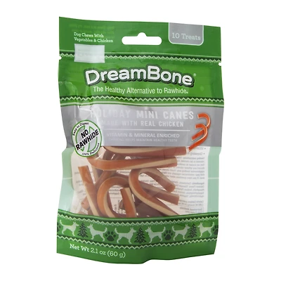 dreambone® holiday mini candy cane dog treats 2.1oz