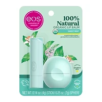 Eos® Organic Lip Balm Sweet Mint 2-Pack