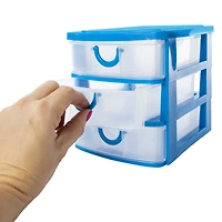 stackable 3-drawer mini organizer 7.5in