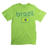 brazil flag graphic tee
