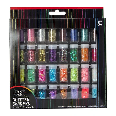 32-count glitter shakers set