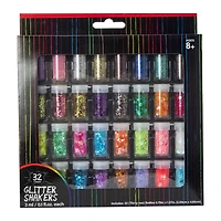 32-count glitter shakers set