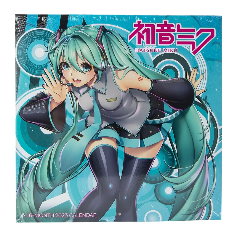 hatsune miku 16-month 2023 wall calendar