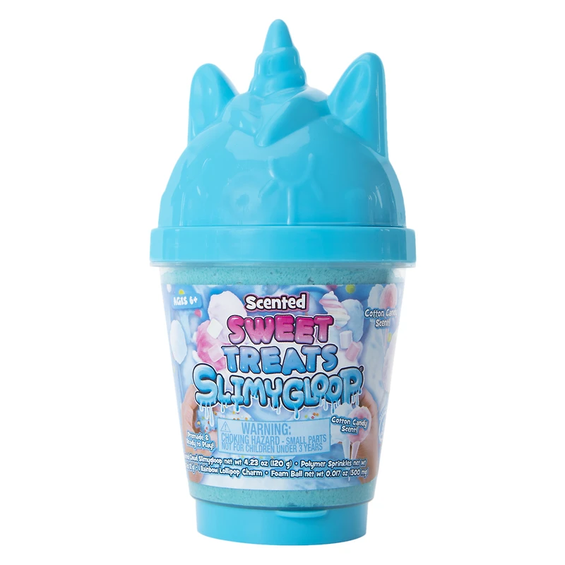 slimygloop® scented sweet treats unicorn premade slime 4.32oz