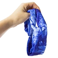 wide knot tie-dye hair wrap