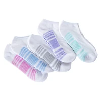 series 8 fitness™ ladies low cut performance socks 5-pack - pastel mesh