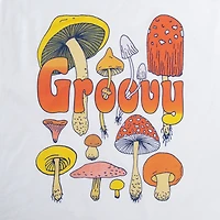 groovy mushroom graphic tee