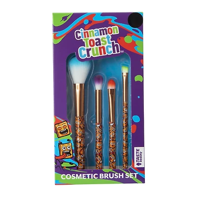 cinnamon toast crunch™ cosmetic brush set 4-piece
