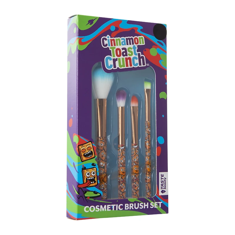 cinnamon toast crunch™ cosmetic brush set 4-piece