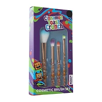 cinnamon toast crunch™ cosmetic brush set 4-piece