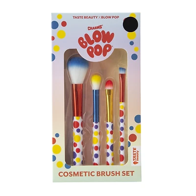 charms® blow pop® cosmetic brush set 4-piece