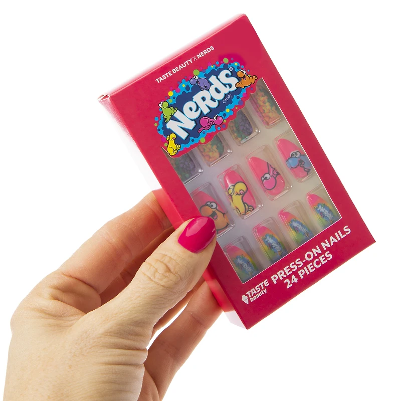 nerds® candy press on nails 24-piece set