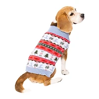 cute holiday pet sweater - team santa