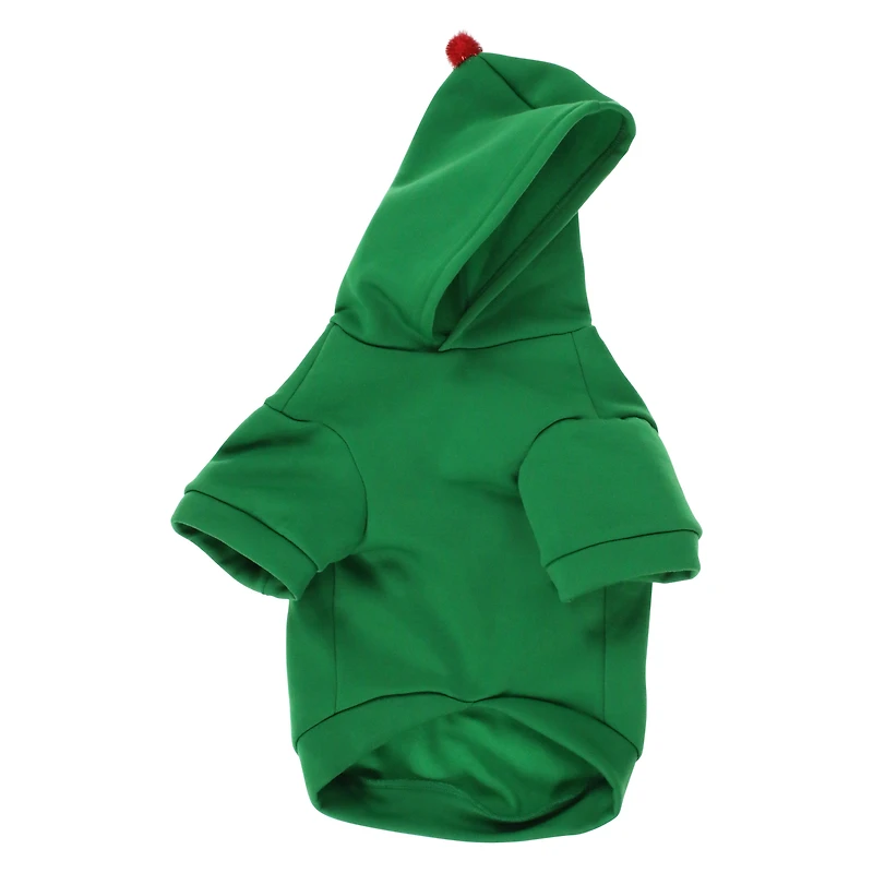 holiday pet hoodie - belly rubs