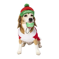 holiday tennis ball fetch dog toy 3-pack