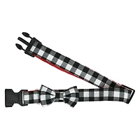 plaid christmas dog collar