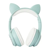 glitter cat liquid kid-safe bluetooth® headphones with mic