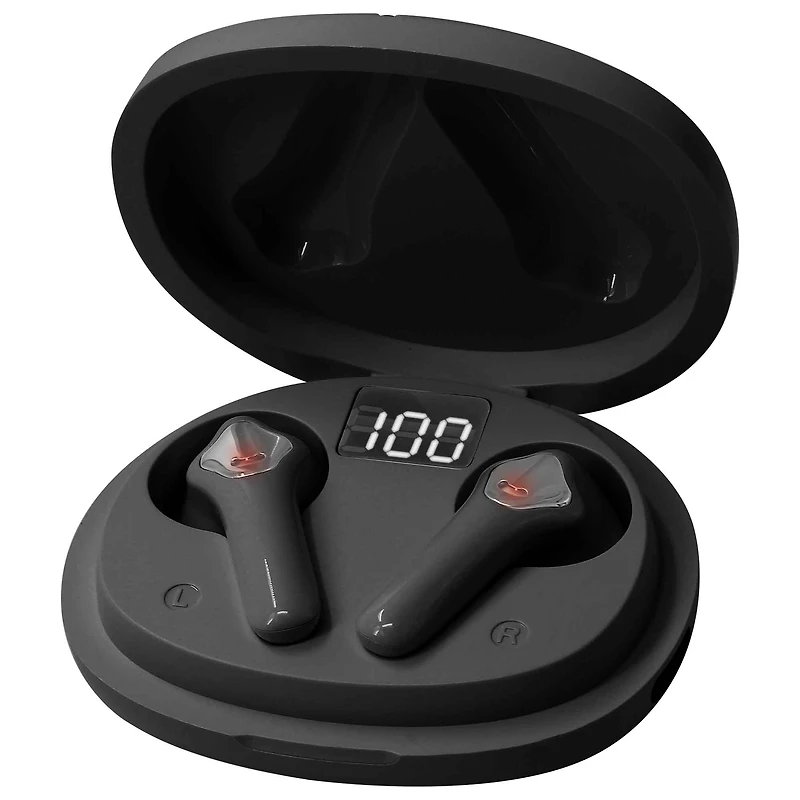 bluetooth® fly true wireless earbuds with LED display