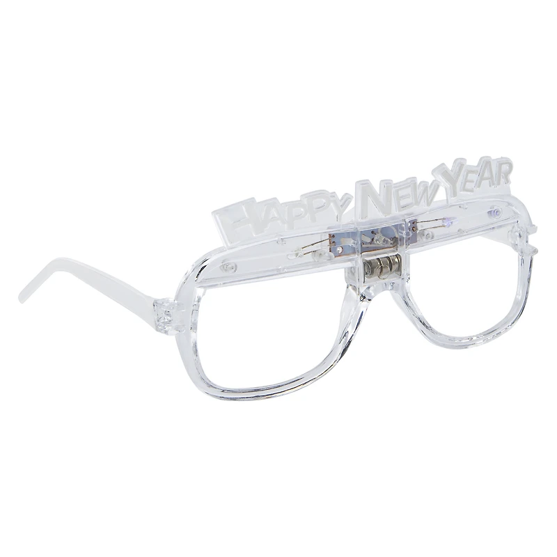 light-up happy new year glasses