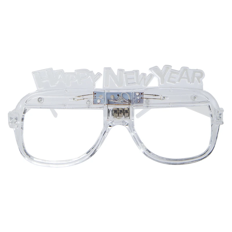 light-up happy new year glasses
